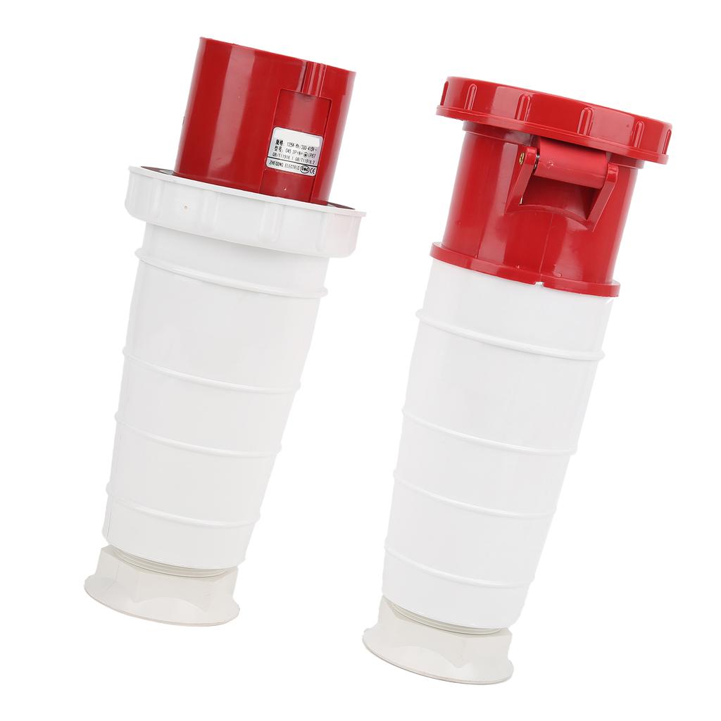 Industrial Plug Waterproof IP67 380415V 125A 5Pin 3P+N+E for Airports Tunnel Railway
