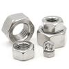 304 Stainless Steel 1/2/5/10/20/25/50 pcs M1 M1.2 M1.4 M1.6 M2 M2.5 M3 M3.5 M4 M5 M6 M8 M10-M36  Hex Hexagon Nuts DIN934 Metric