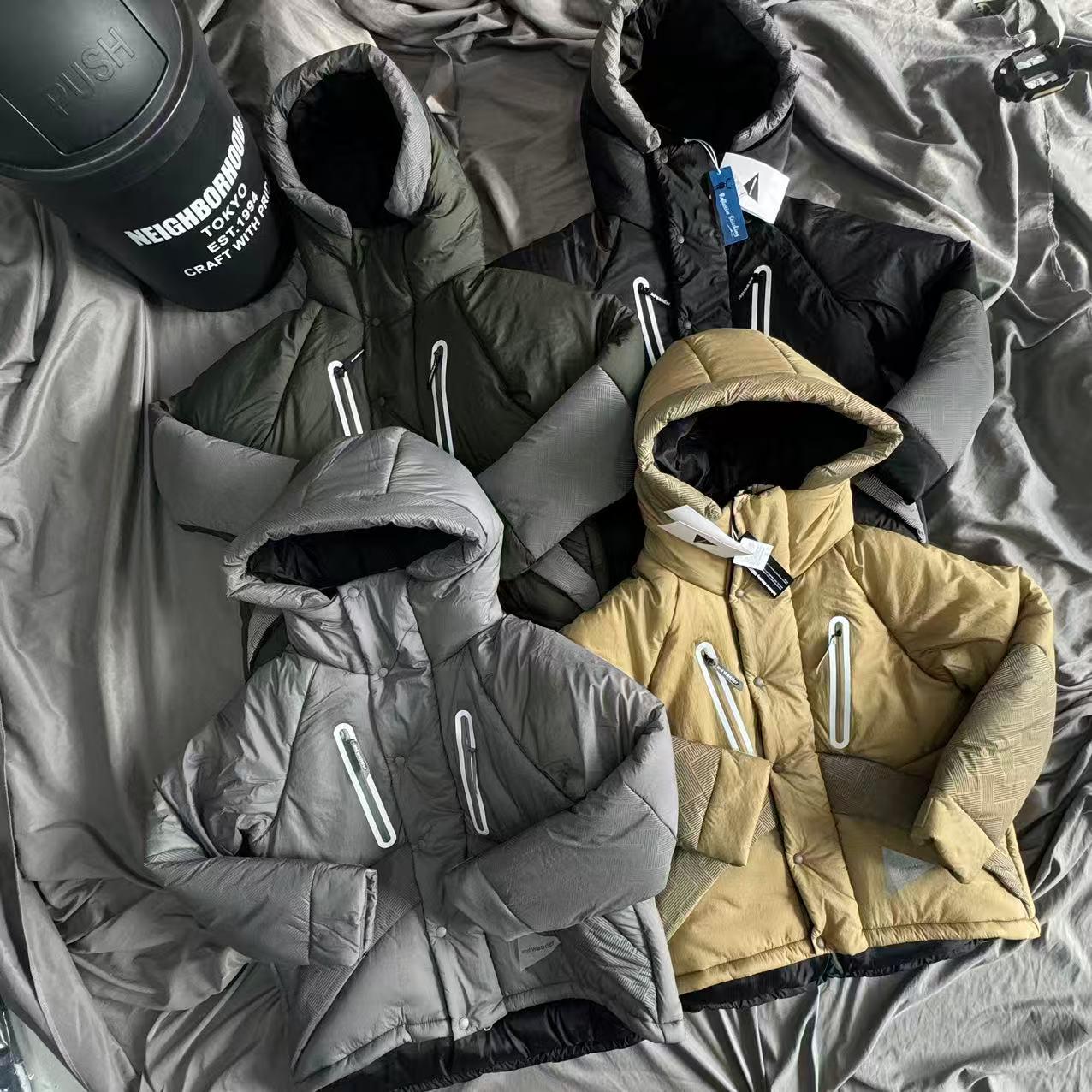 

Trendy Reflective Hooded Cotton Jacket - Unisex Mid-Length, Plus Size, Outdoor Style Large серый