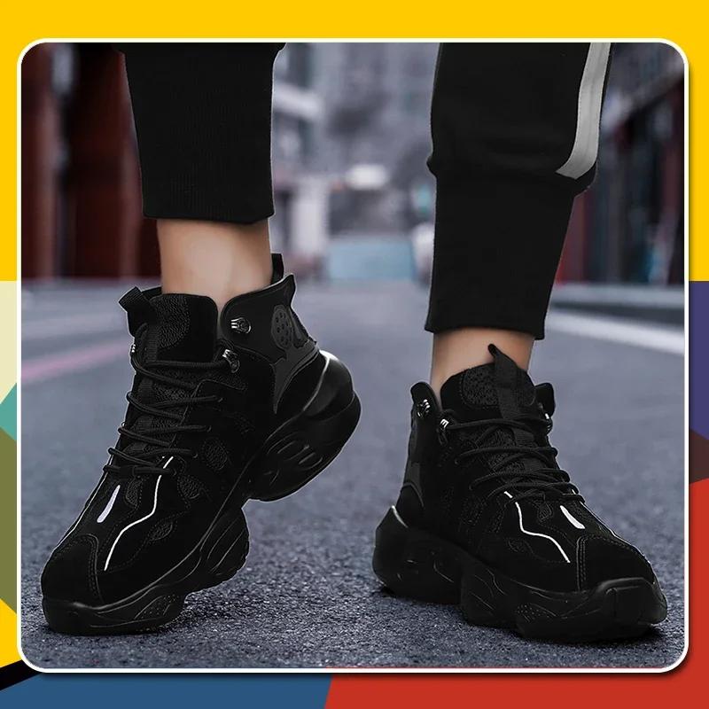 Pánské boty Tenisky Pánské tenisky Luxusní boty Pánské ležérní Trenér Závody Prodyšné módní povaleče na běhání Boty pro muže