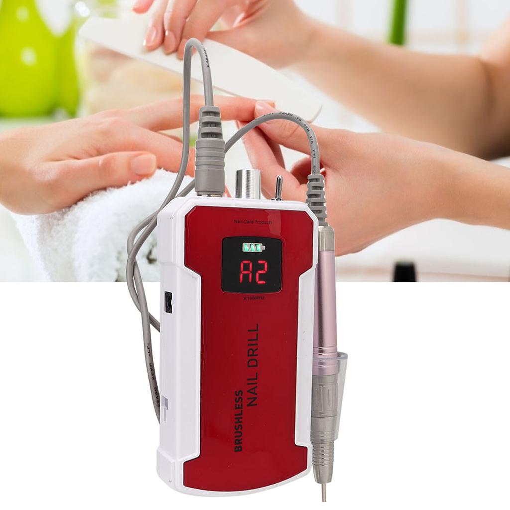 25000RPM Nail Grinding Polishing Machine Electric Nail Drill Tool Manicure Tools 100‑240V