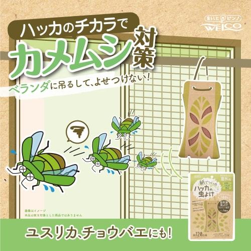 Paper Mint Insect Repellent for Outdoor Use