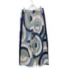 PLEATS PLEASE PP83-JF746 18AW Multicolor Circle All-Over Print Wide Pants Bottoms 3 Navy Blue MulticolorUsed