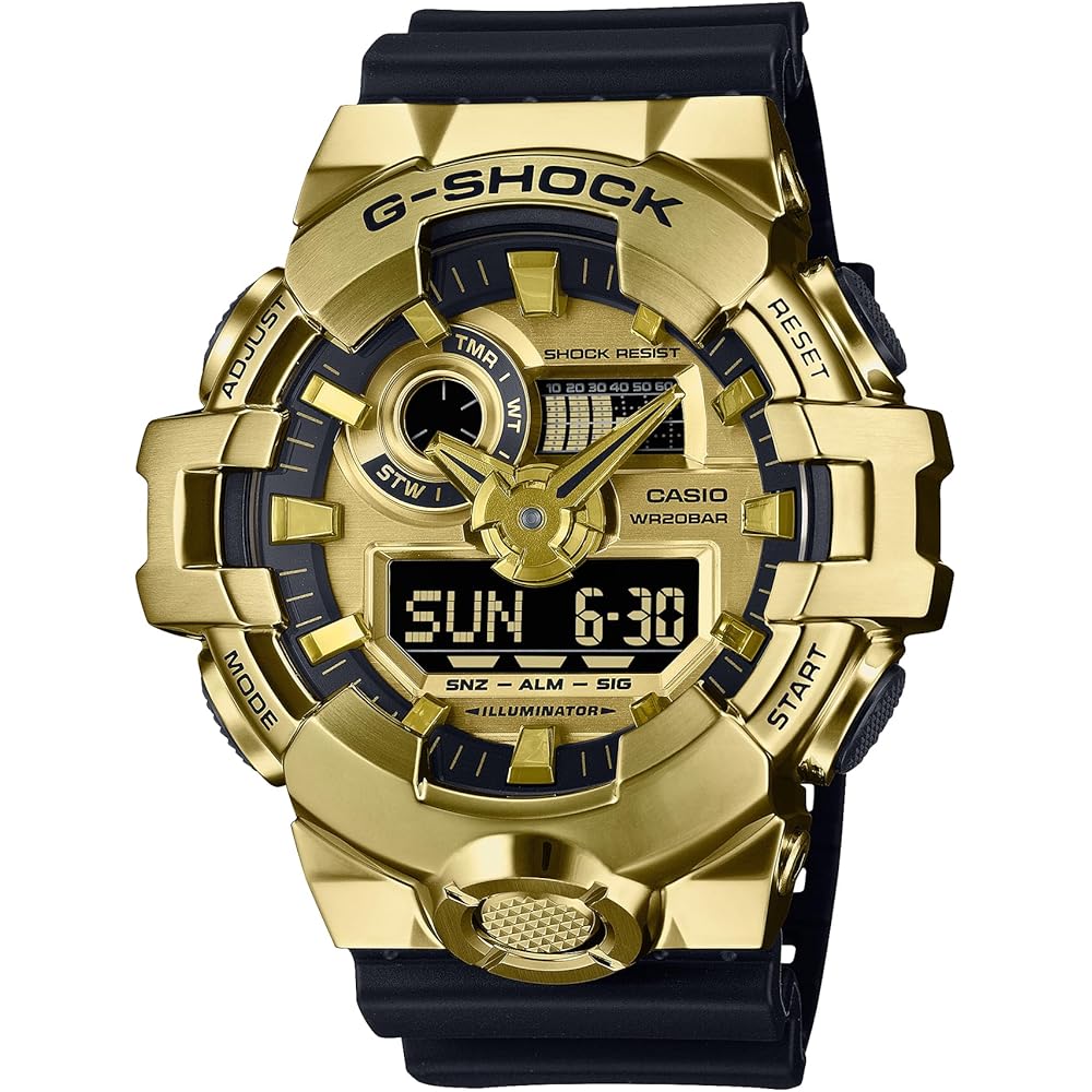 

[Casio] G-Shock Watch [Domestic Genuine Product] Metal Covered, Biomass Plastic, GM-700G-9AJF, Men s, Black