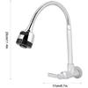Kitchen Faucet G1/2inch Household Kitchen Single Cold Type Water 360??Rotatable Wall Mount Faucet