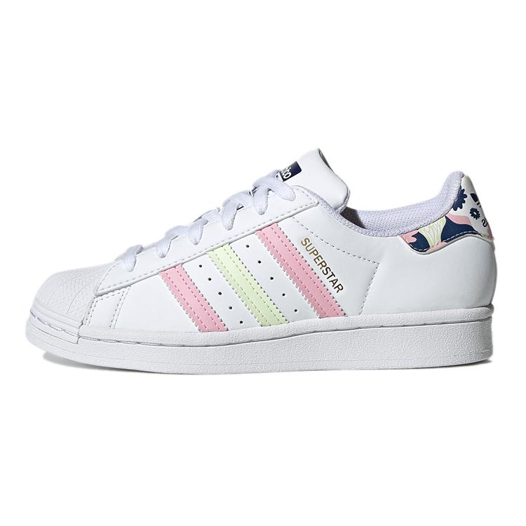 

Adidas Originals SUPERSTAR J Synthetic Leather Abrasion Resistant Abrasion Resistant Low top Kids Skateboarding Shoes GY3330 38⅔