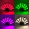 13 inch LED Fans DJ LARP Dans Bruiloft Podiumoptreden Bar Rekwisieten Vouwventilator Voor Vrouwen Kung Fu Ventilator Chinese Knipperende Ventilator