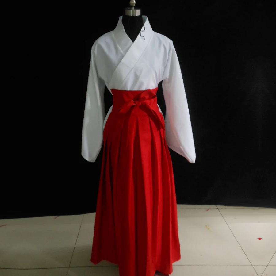 Anime Jujutsu Kaisen Iori Utahime Cosplay Costume Adult Women Outfits White Kimono Batwing Coat Top Red Skirt Bow Halloween Set
