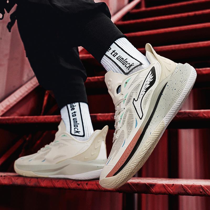 Spot online basketball shoes men's and women's actual combat, mesh summer breathable adult non-slip and wear-resistant children's sneakers