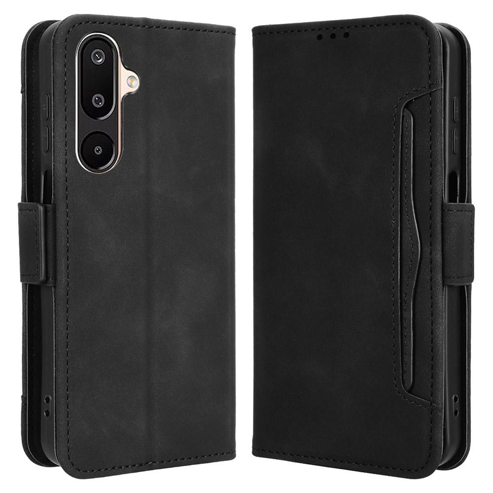 For Samsung Galaxy M16 5G/F16 5G Leather Case Phone Wallet Cover with Multiple Card Slots