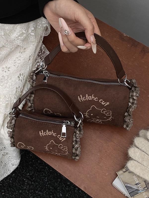 Międzynarodowa Dziecięca Moda Torba na Ramię: Torebka Księżniczki dla Rodzica i Dziecka & Poduszka Crossbody dla Stylowych Dziewczynek