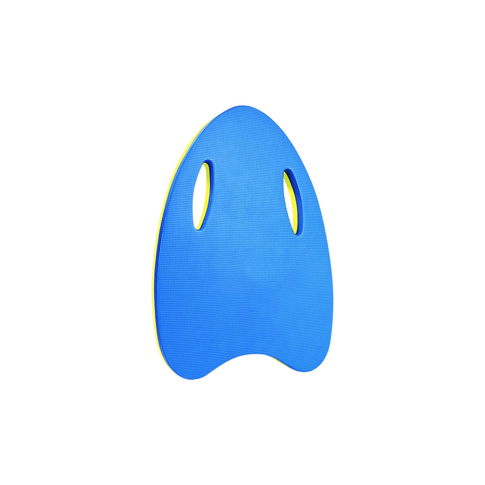 

Плавательная доска для детей и взрослых, вспомогательное плавучее устройство для тренировок по плаванию с отверстиями для поручней One Size синий