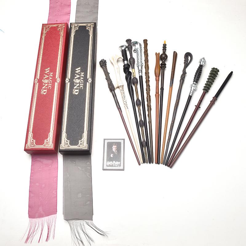 Exquisite Harry Potter Magic Wands: Hermione, Harry, Stainless Steel Core, Gift Box Included