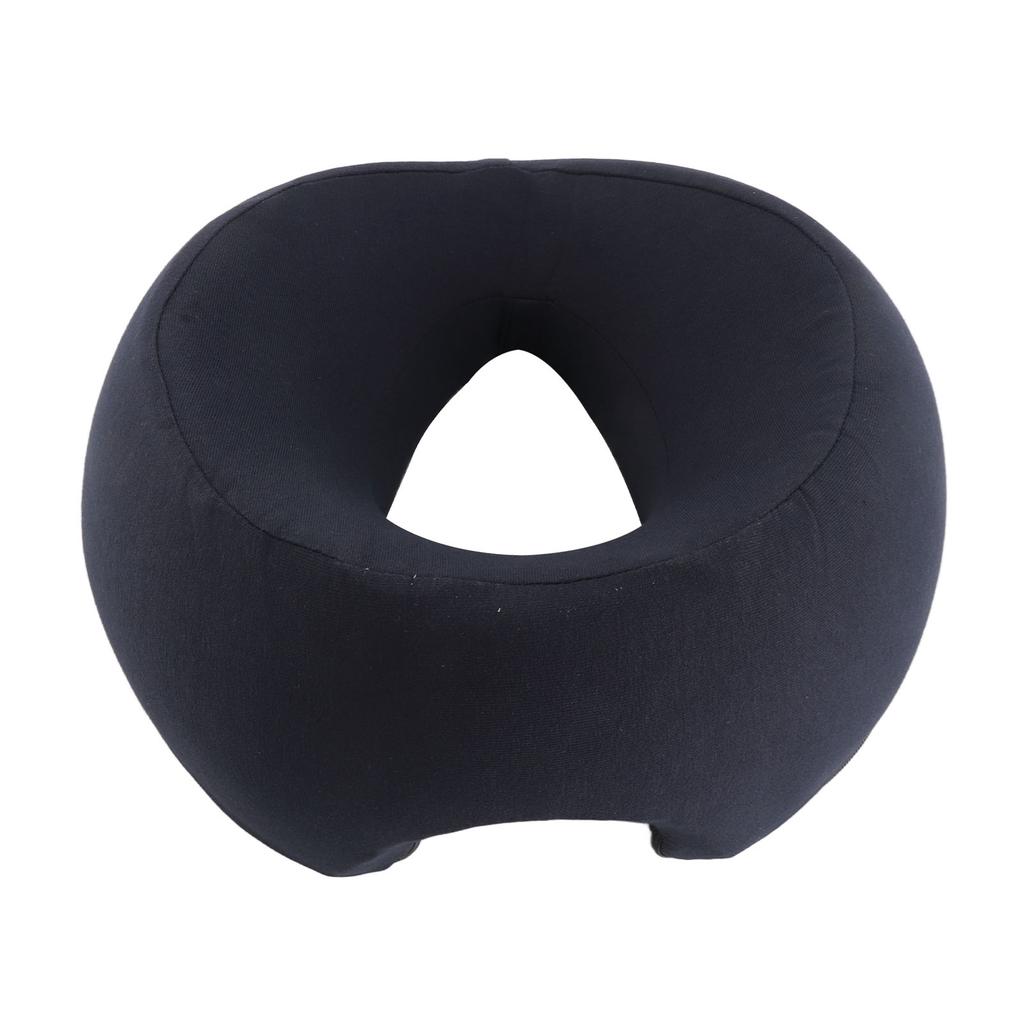 Salon Massage Face Pillow Breathable Ergonomic Zoning Comfortable Face Down Cushion for Beauty Bed Navy blue