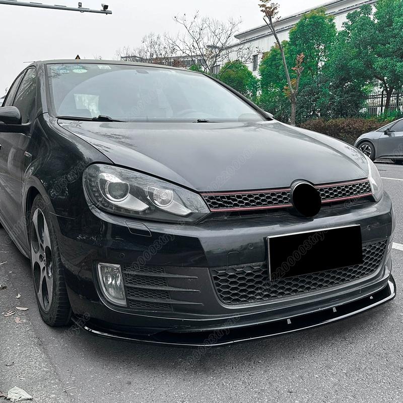 For Volkswagen Golf MK6 6R R20 GTI GTD 2009 2010 2011 2012 2013 Front Bumper Front Lip Front Scoop Splitter Protective Cover Kit