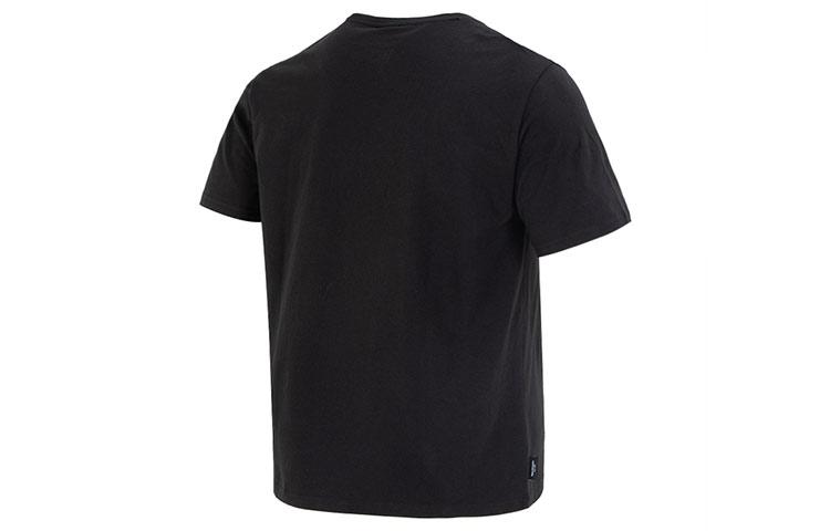 PUMA T Shirts Men's Black Crew Neck Moderate Straight Fit 621987-01