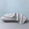 2 Pack Cooling Pillow Covers Ice Silk Fabric Washable Pillowcase 48x74cm Soft Breathable Design with Envelope Closure