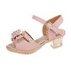 Mädchen Sandalen Sommer Kinder Performance Schuhe Kinder Mädchen Kristall Hoher Absatz Prinzessinnen Schuhe Jahre Alt