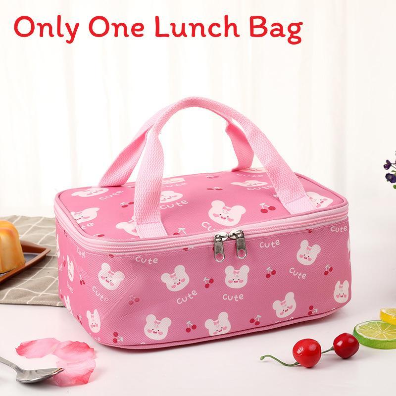 Space Bear Bento Cooler With Reusable Material For School And Travel