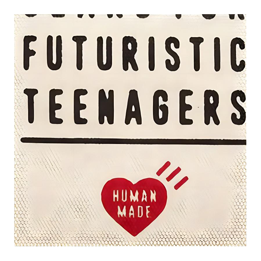 New HUMAN MADE Canvas Bag Clutch Women's White HM21GD034