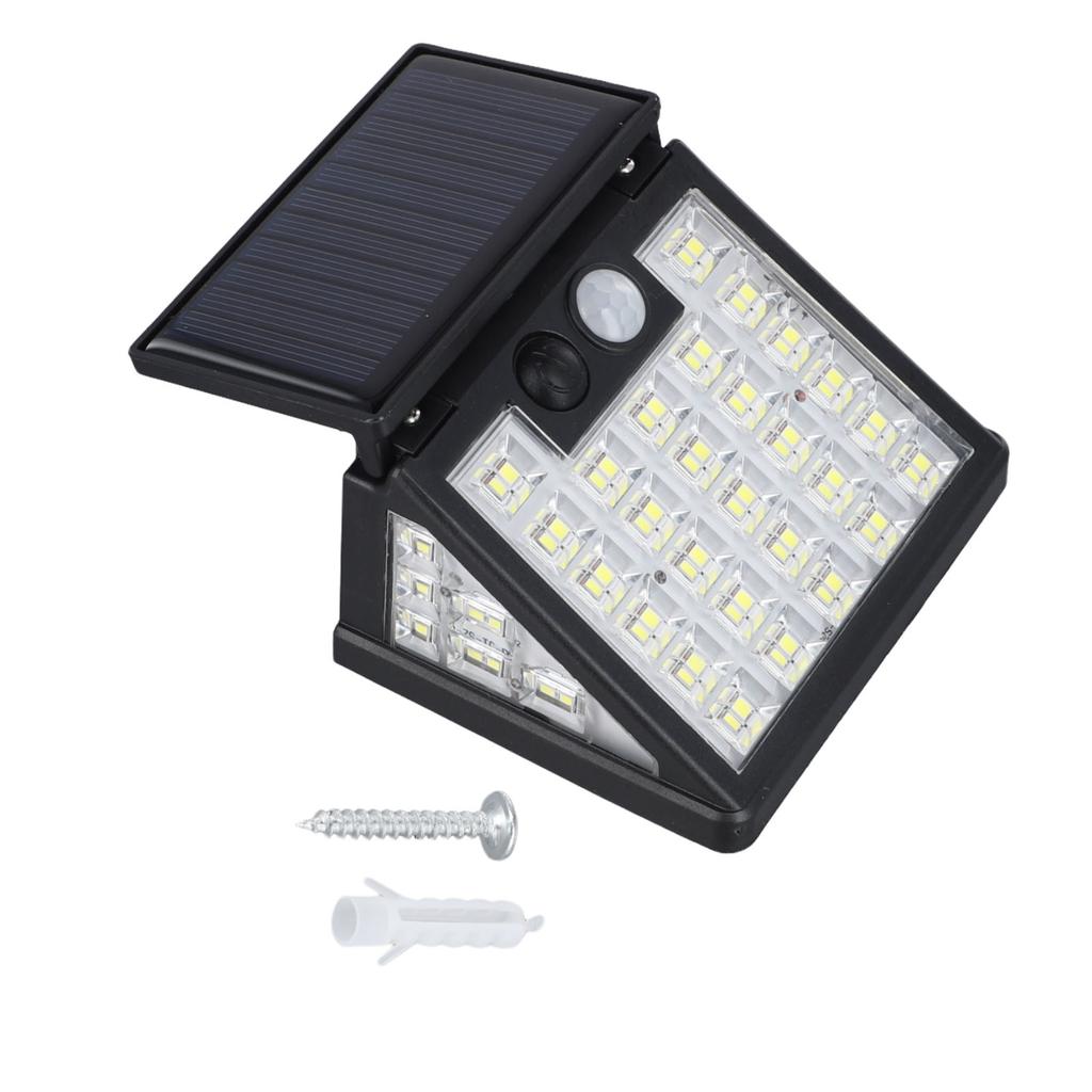 Solární venkovní světla 176 LED solární snímač pohybu Povodňová světla IP65 Vodotěsné 3 režimy nástěnné svítidlo pro venkovní verandu