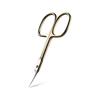 BEZOX Curved Cuticle Scissors - Precision Manicure Nail Clippers Professional Stainless Steel Cuticle Care for Women - Gold