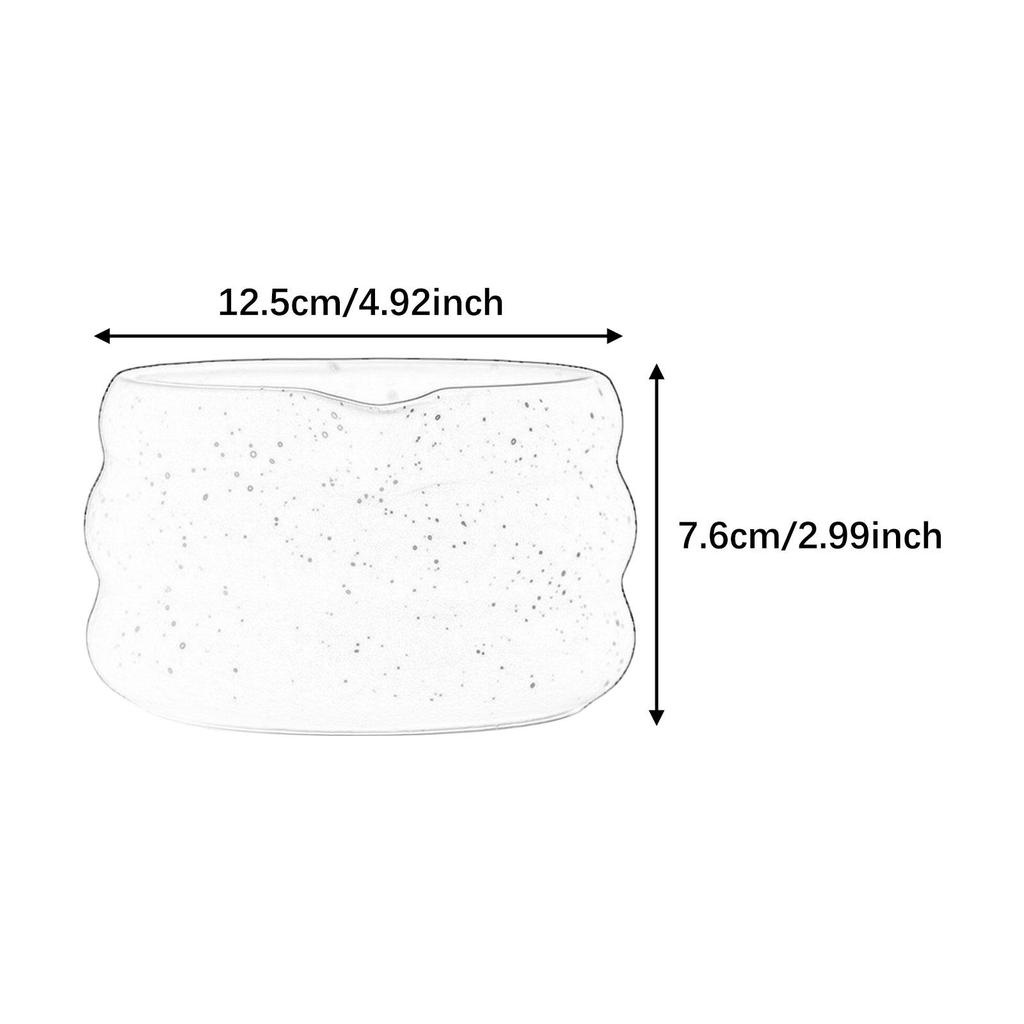 Matcha Bowl Decor Crafting Handcraft Creative Smooth Surface Portable Pottery Bowl for Tea Room Desktop Home Kitchen Living Room