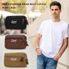 Outdoor Men Fanny Waist Bag Canvas Small Casual Phone Coin Purse Belt Bum Pouch