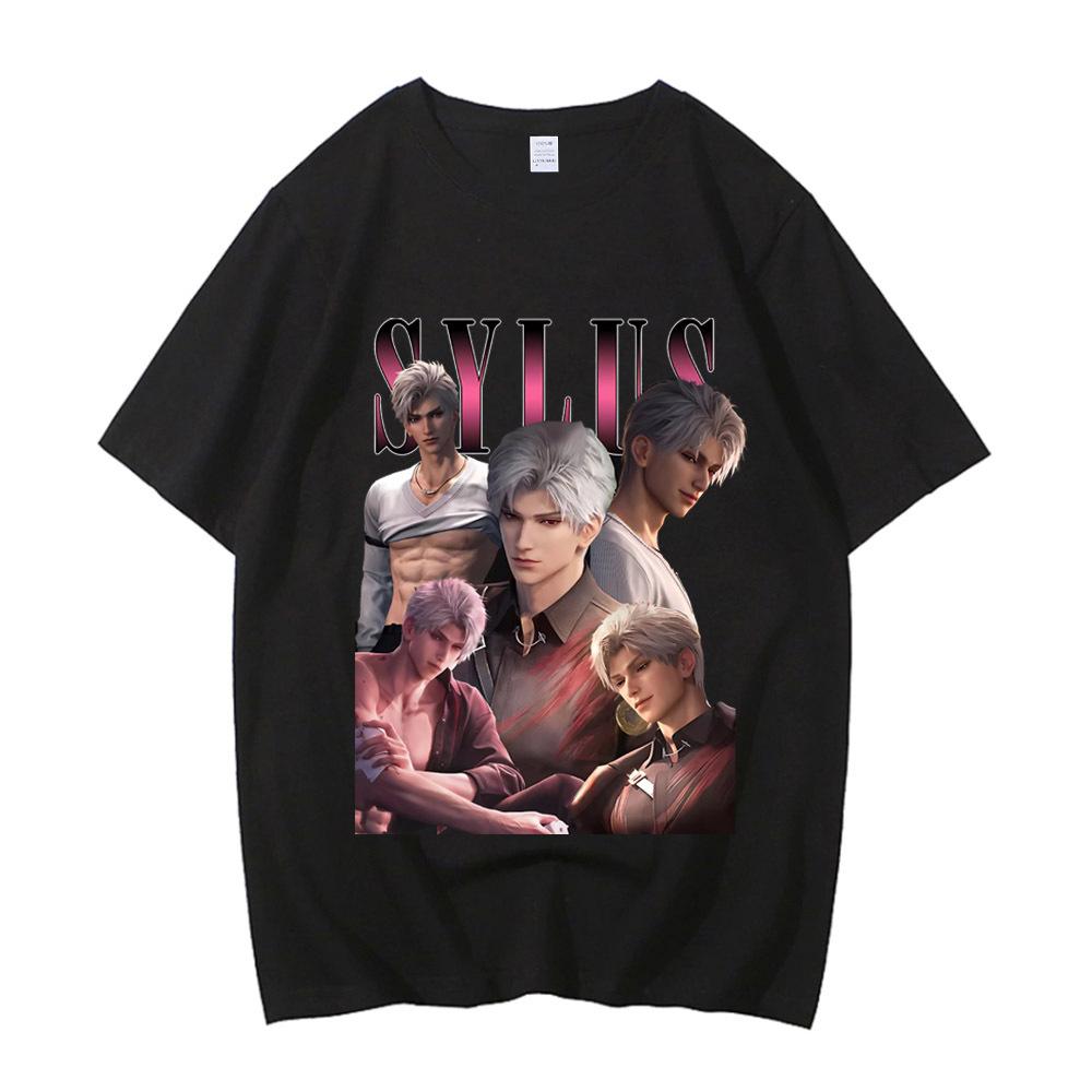 Love And Deepspace T-shirt Cotton High Quality men Colorful graphic Psychedelic t-shirt Comfortable Graphic University Retro Y2k