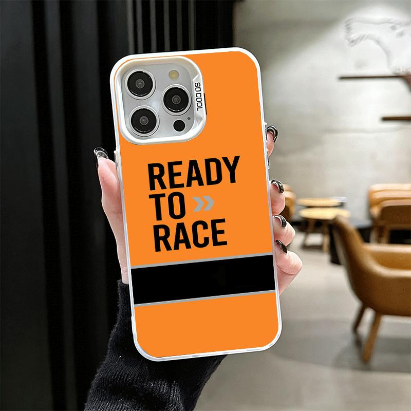 Ready To Race Shockproof Phone Case for iPhone 17 Air 16 16E 15 Pro Max 14 Plus 13 Mini 12 Back Cover Anti Fall Fundas