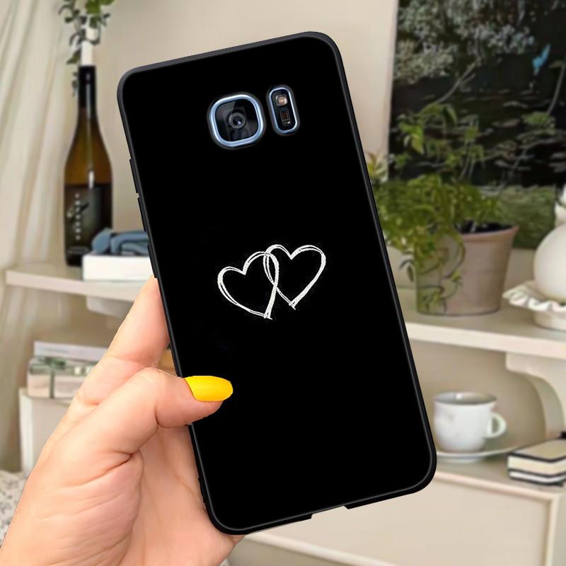 For Samsung Galaxy S7 edge Case Cover Cute Letters Soft Silicone Coque Phone Case For Samsung s 7 S7 edge S7edge G930 G935 cases