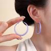 Dopamine Flower Ear Hooks: Holiday-Style, No Piercing, Cute Seaside Earrings for Women