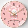 Classic Hanging Wall Clock, Easy Install Decor for Home & Office