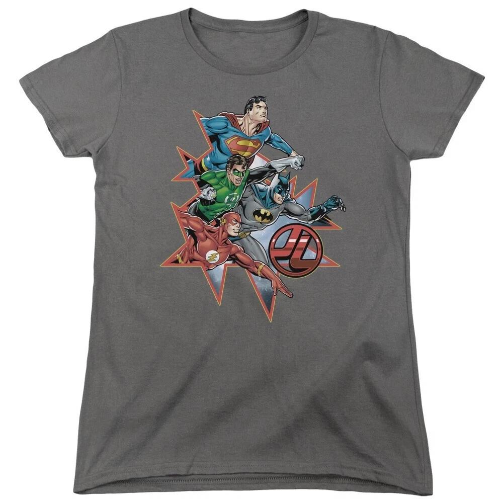 Justice League Of America  Starburst  Women s T-Shirt 3XL