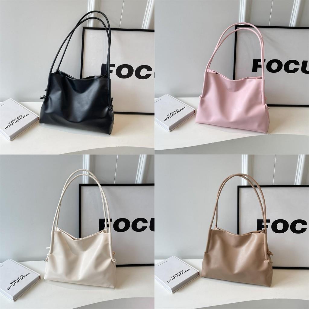 Fashionable Large Capacity Pu Tote Bag For Women 2024 Trendy Commuter Handbag