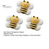 Animal Shaped Magnets 3Pcs 3D Cartoon Bee Refrigerator Magnet, Resin Insect Decorative Fridge Hand Painted Memo Notes Photo Holder for Home