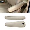 For Toyota Previa Estima 06-16 Tan-Gray Front Seat Armrest Handle Leather Cover