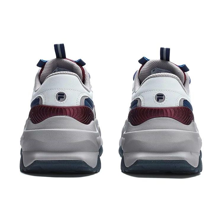 Fila Fusion Bianco II Hard Candy 2nd Generation Trendy Sports Low-Top Dad Shoes Women Sneaker White Blue Red T12W311302FBA