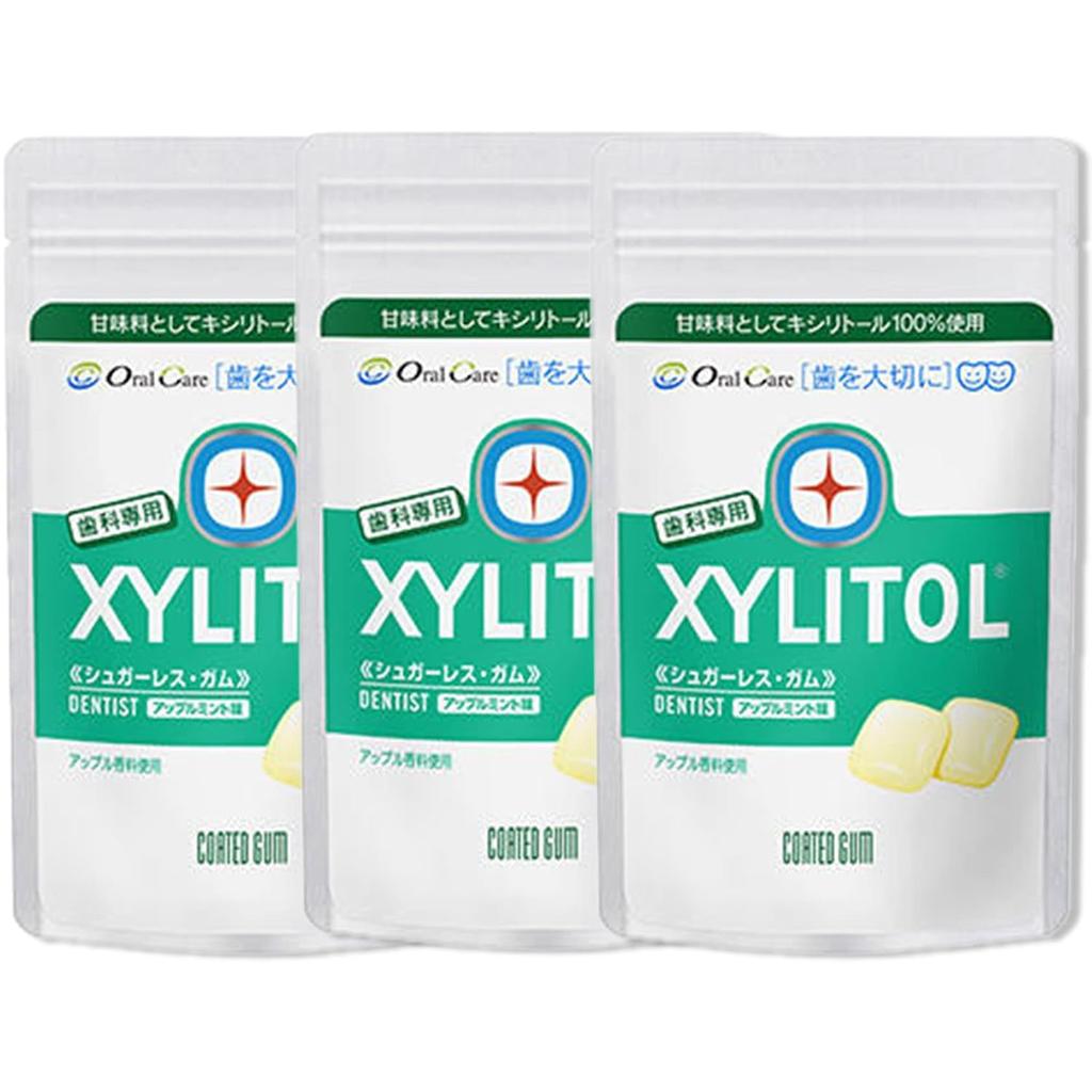 Xylitol Gum Dental Use Ramichak 3 Bag Set (Apple Mint)