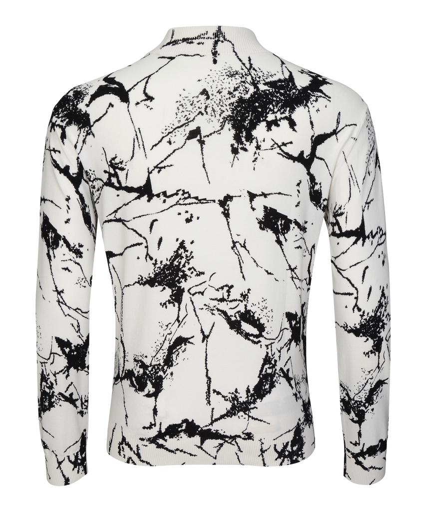 Pasadigolpeu Crack Print Half-Zip Kp