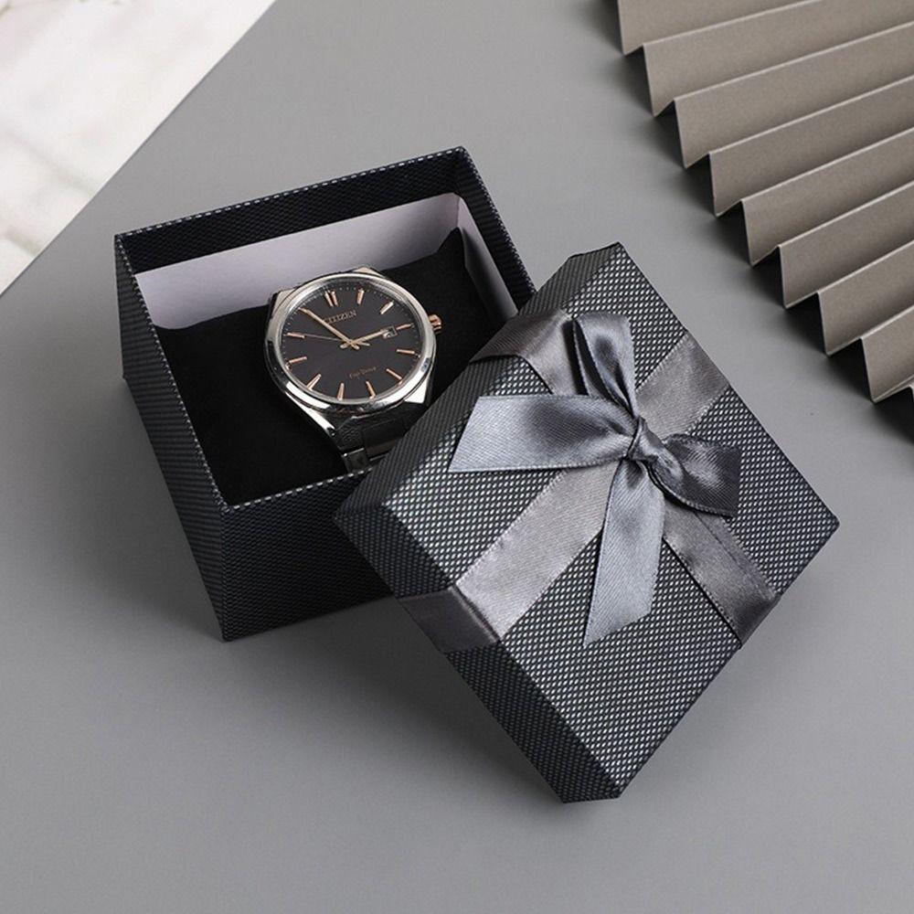 Dustproof Gift Packing Box Bowknot Design Gift Show Case Jewelry Packing Case Gift