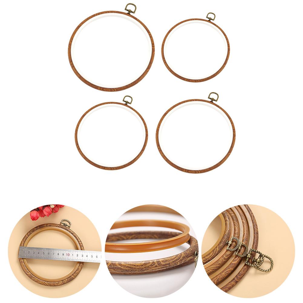 DIY Embroidery Tools Cross Stitch Set Crafting Projects Easy To Adjust Perfect For Crafts Rubber And Plastic Materials