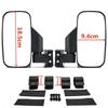 Mirror Rearview 1.75" Shockproof UTV ATV W/ Side Mirror 2" Roll Cages For Can Am For Polaris RZR 800 900 1000 For Yamaha W