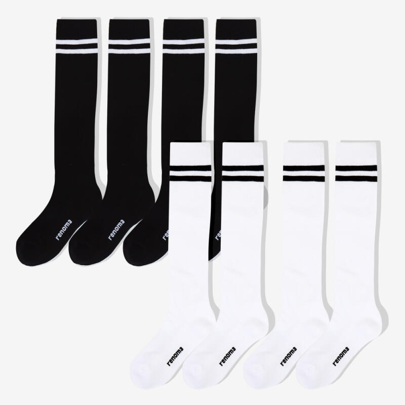 Women's Knee Socks Long Socks 4-Pair Set (Case)