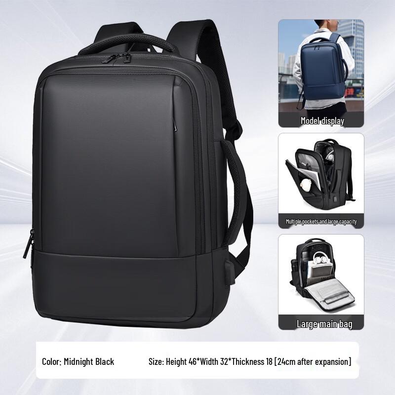 

Lishen Unisex Expandable Laptop Backpack 1