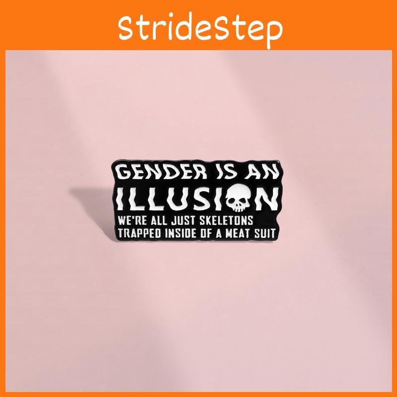 Black Punk Stylish Inspired Brooch With Eyecatching English Letter And Skull Pattern Great For Unisex Fashion And Costume Acces