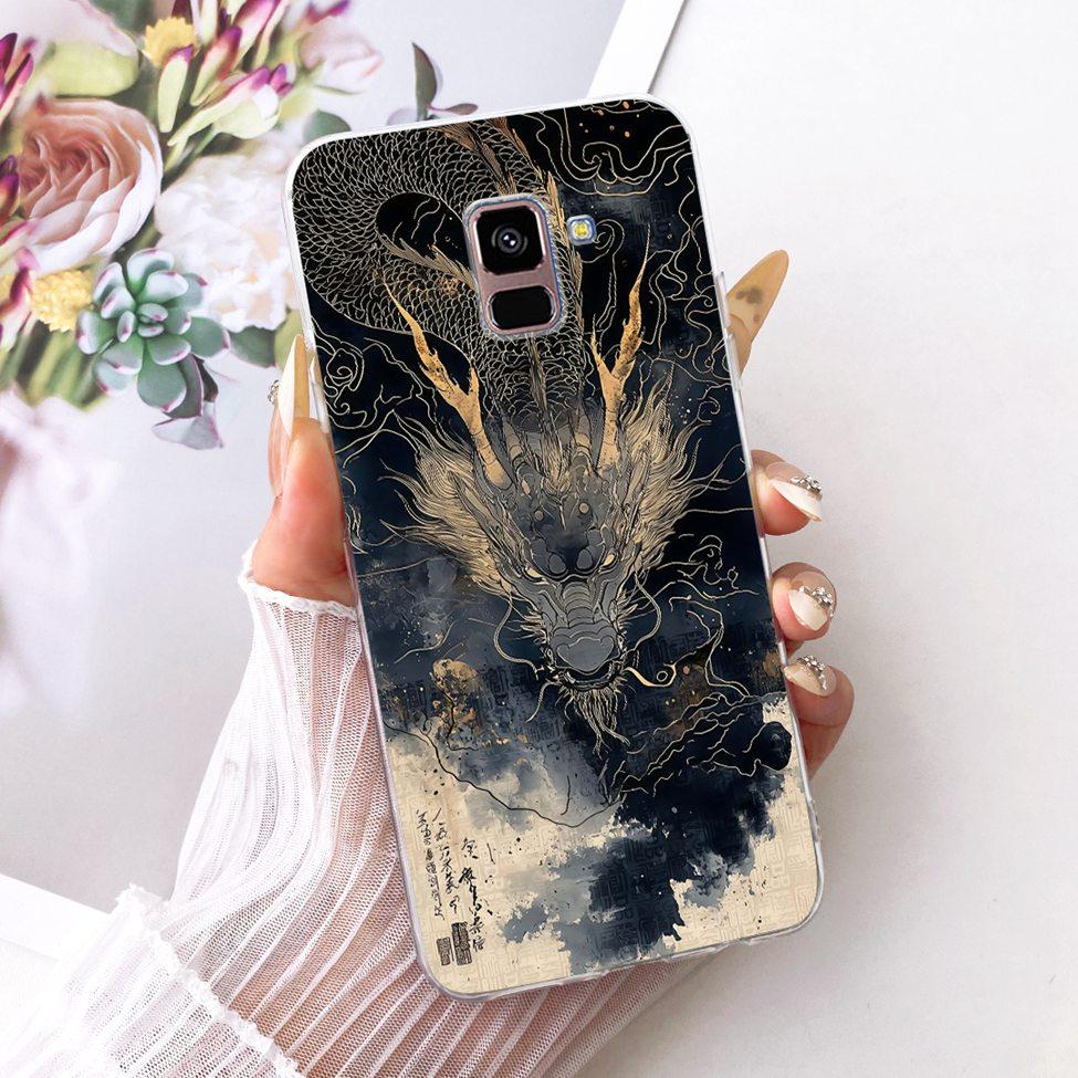 Clear Casing For Samsung Galaxy A8 Plus 2018 SM-A730F Phone Case For Samsung A8 Plus 2018 Cover Cute Fashion Funny Cool Painted