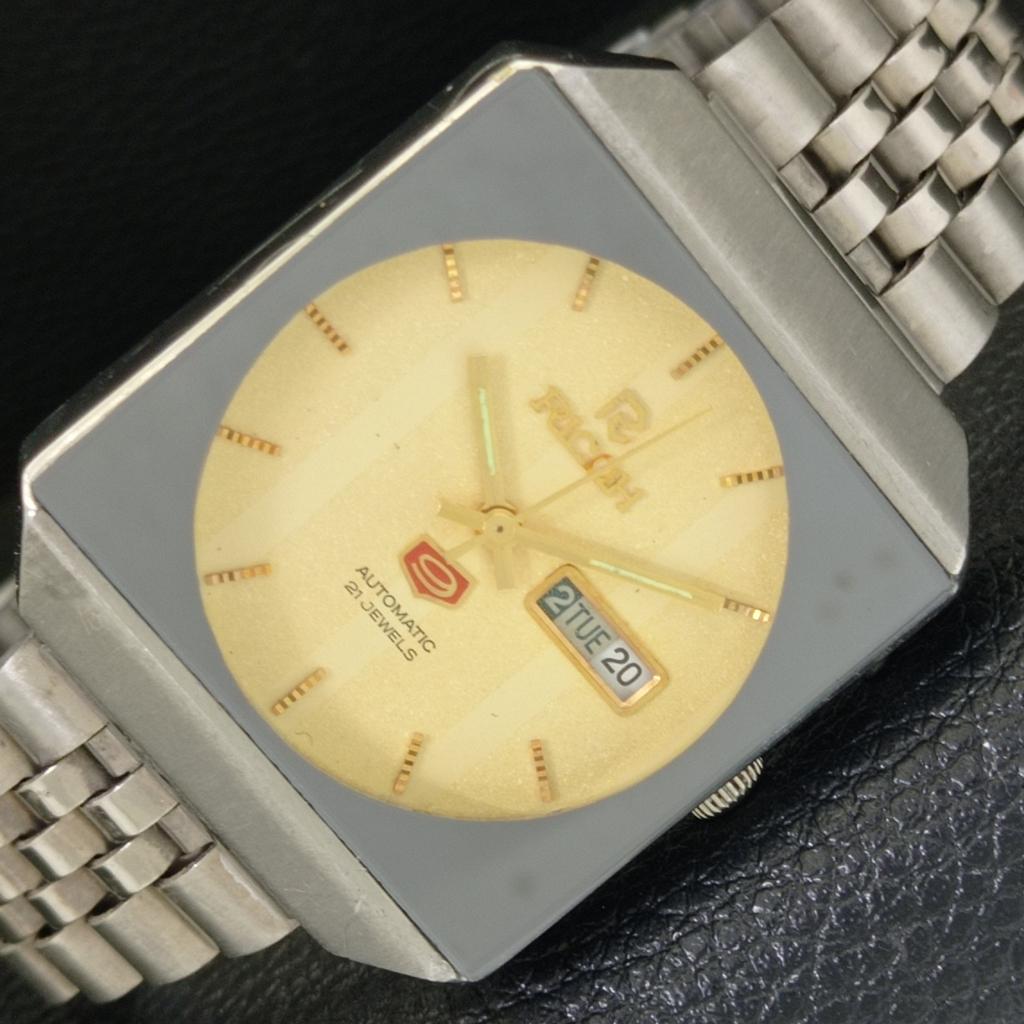 

ОРИГИНАЛЬНЫЕ ВИНТАЖНЫЕ АВТОМАТИЧЕСКИЕ ЧАСЫ RICOH R31 ЯПОНИЯ МУЖСКИЕ ЦИФЕРБЛАТ ЗОЛОТИСТОГО ЦВЕТА a500635-5 R153-a500635