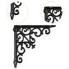 Decorative Shelf Bracket Support Duty with Screws Supporter Shelving for Living Room