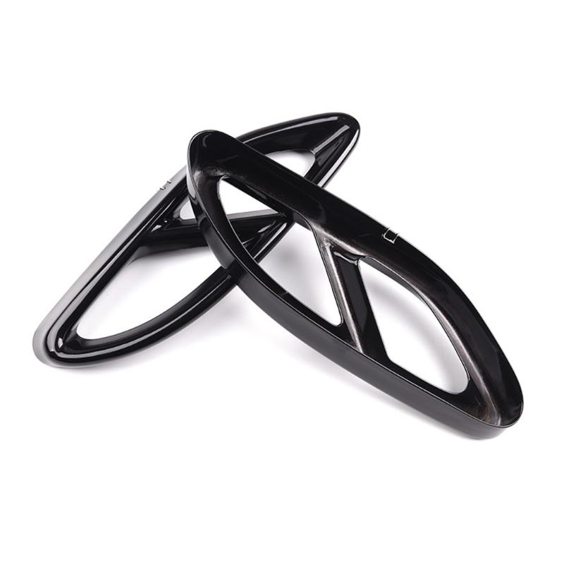 Aluminum Rear Bumper Exhaust Tail Pipe Cover Trim for GLC Class 2024 Car Exhaust Pipe Cover Replacement Accessories
